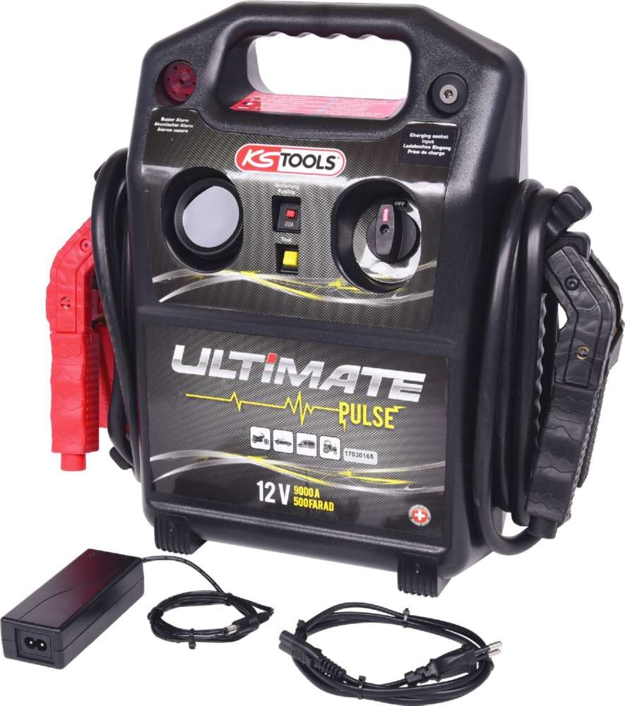 KS Tools Starthilfegerät mobil 1800A Kondensator Booster 12 Volt KS Tools Starthilfegerät mobil 1800A Kondensator Booster 12 Volt