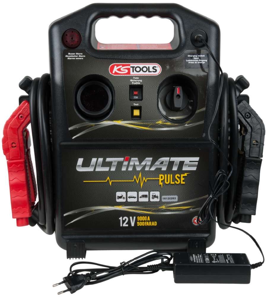 KS Tools Starthilfegerät mobil 1800A Kondensator Booster 12 Volt KS Tools Starthilfegerät mobil 1800A Kondensator Booster 12 Volt