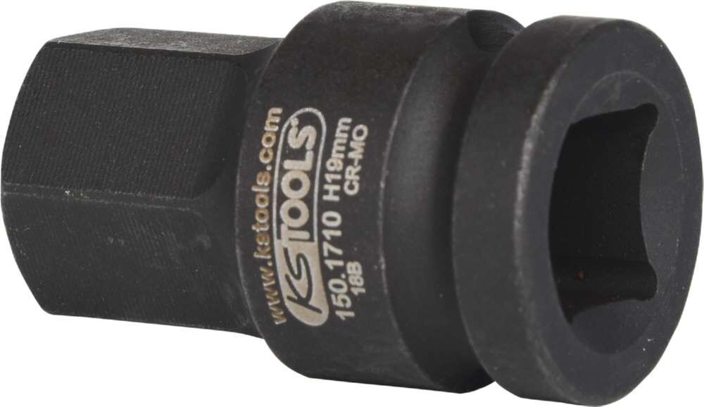 KS Tools 1/2 Zoll Kraft Bit Stecknuss Innensechskant 19 mm Produktbild KS Tools 1/2 Zoll Kraft Bit Stecknuss Innensechskant 19 mm bild 2