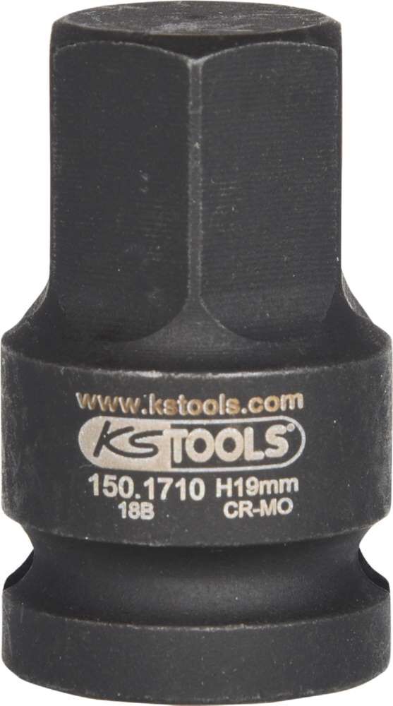 KS Tools 1/2 Zoll Kraft Bit Stecknuss Innensechskant 19 mm Produktbild KS Tools 1/2 Zoll Kraft Bit Stecknuss Innensechskant 19 mm bild 5