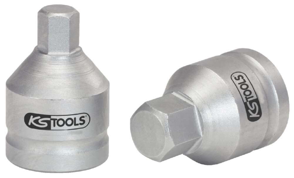 KS Tools 3/4 Zoll Kraft-Bit-Stecknuss Innensechskant kurz 14 mm Gesamtlänge 60 mm Produktbild KS Tools 3/4 Zoll Kraft-Bit-Stecknuss Innensechskant kurz 14 mm Gesamtlänge 60 mm