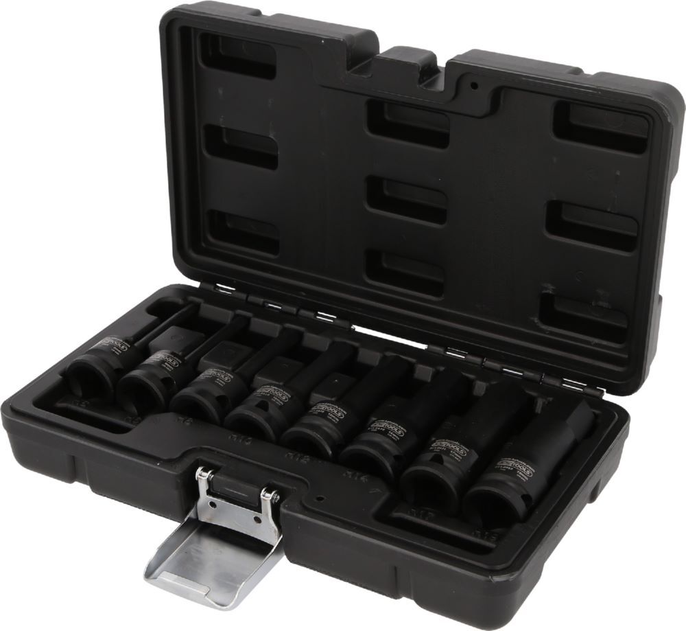 Produktbild KS Tools Kraft Bit Stecknuss Satz 1/2 Zoll lang 8 teilig