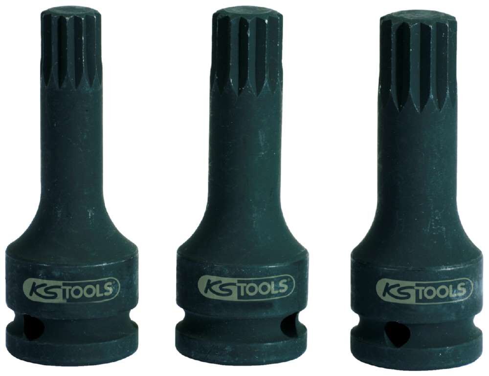 KS Tools 1/2 Zoll Kraft Bit Stecknuss XZN lang M16 Produktbild KS Tools 1/2 Zoll Kraft Bit Stecknuss XZN lang M16