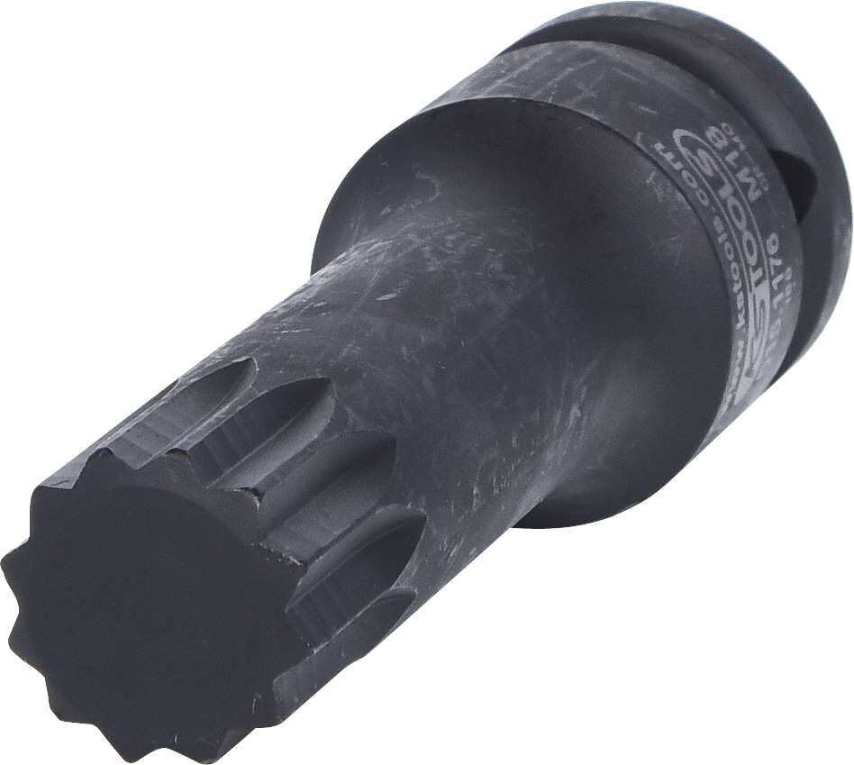 KS Tools 1/2 Zoll Kraft Bit Stecknuss XZN lang M18 Produktbild KS Tools 1/2 Zoll Kraft Bit Stecknuss XZN lang M18 bild 2