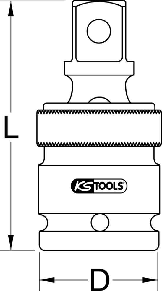 KS Tools 3/8 Zoll Kraft-Kugelgelenk Gesamtlänge 53 mm Durchmesser 24 mm Produktbild KS Tools 3/8 Zoll Kraft-Kugelgelenk Gesamtlänge 53 mm Durchmesser 24 mm bild 9