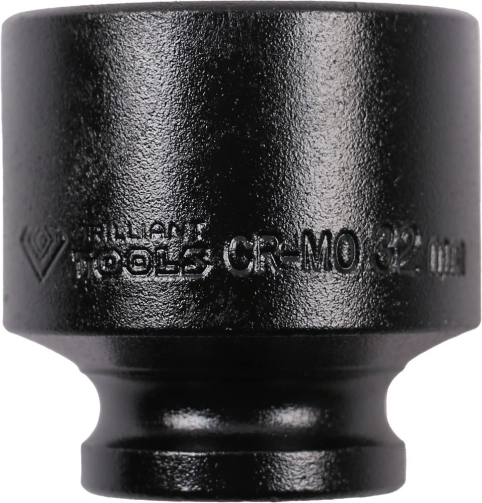 Brilliant Tools Kraftstecknuss 1/2 Zoll Zwölfkant 32 mm kurz Produktbild Brilliant Tools Kraftstecknuss 1/2 Zoll Zwölfkant 32 mm kurz