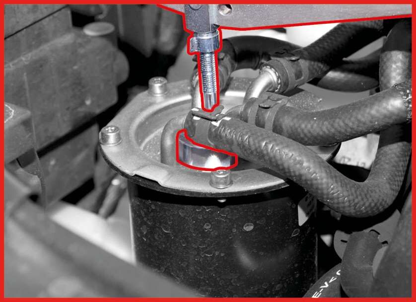 Produktbild KS Tools Kraftstofffilter Montagehebel für UFI Kraftstofffilterdeckel bild 15