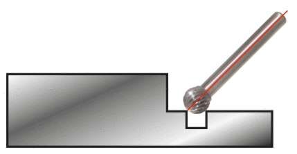 KS Tools HM Kugel Frässtift Form D 6 mm Produktbild KS Tools HM Kugel Frässtift Form D 6 mm bild 2