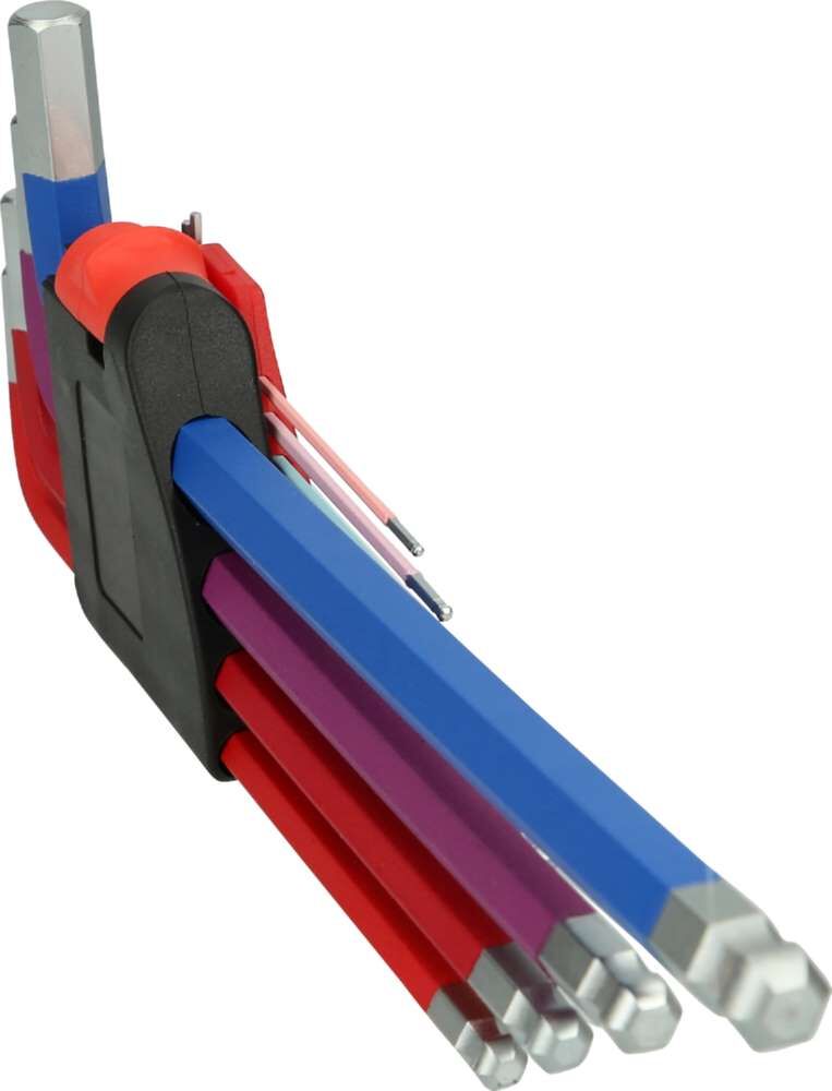 KS Tools Winkelstiftschlüsselsatz Kugelkopf Innensechskant extra lang 9 Teile Zoll Produktbild KS Tools Winkelstiftschlüsselsatz Kugelkopf Innensechskant extra lang 9 Teile Zoll bild 7