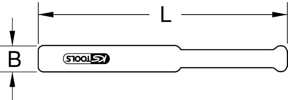 KS Tools Kunststoffspreizkeil Breite 20 mm Gesamtlänge 170 mm Produktbild KS Tools Kunststoffspreizkeil Breite 20 mm Gesamtlänge 170 mm bild 2