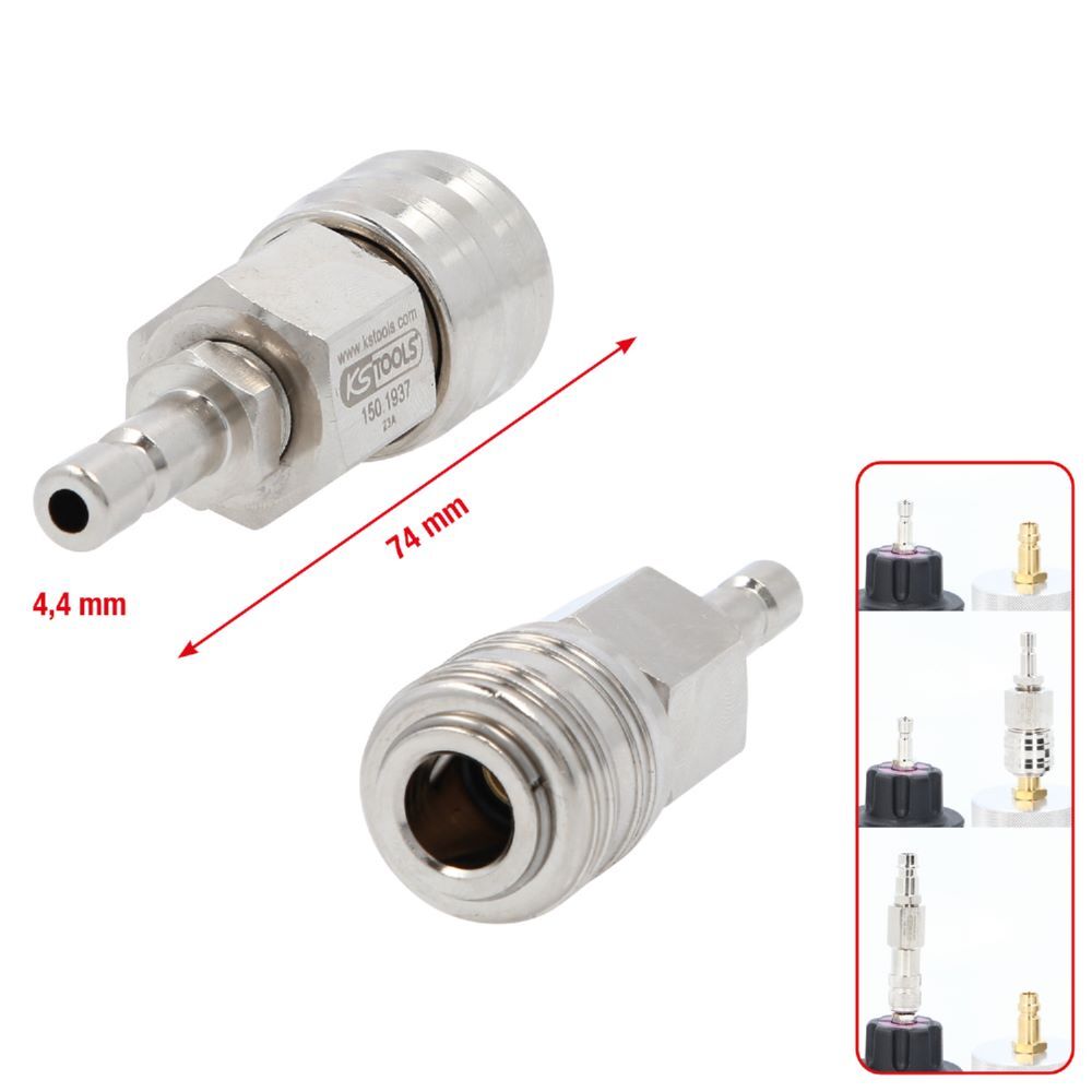 Produktbild Kupplung 4,4 mm auf 7,2 mm bild 2