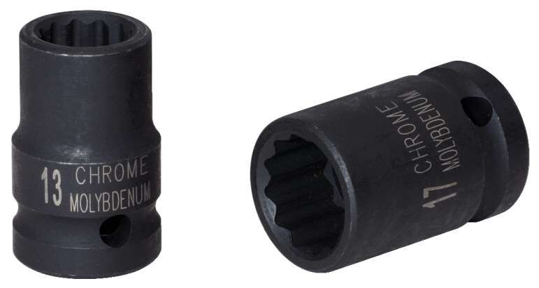 Produktbild KS Tools 3/8 Zoll 12-kant-Kraft-Stecknuss kurz 13 mm Gesamtlänge 30 mm