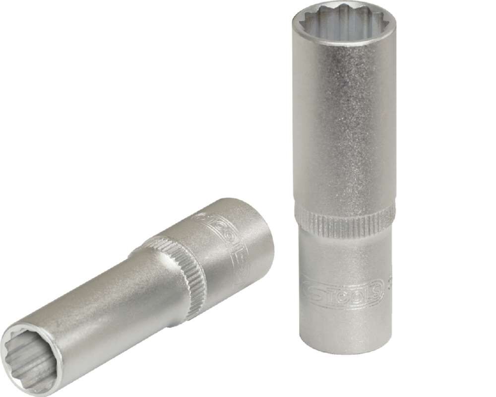 KS Tools 3/8 Zoll 12-kant-Stecknuss lang 1/4 Zoll Produktbild KS Tools 3/8 Zoll 12-kant-Stecknuss lang 1/4 Zoll