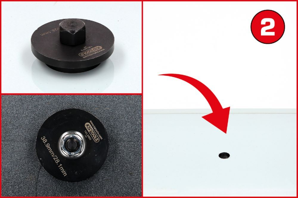 KS Tools Lochstanzen Satz für PDC Sensoren 23 teilig Produktbild KS Tools Lochstanzen Satz für PDC Sensoren 23 teilig bild 5