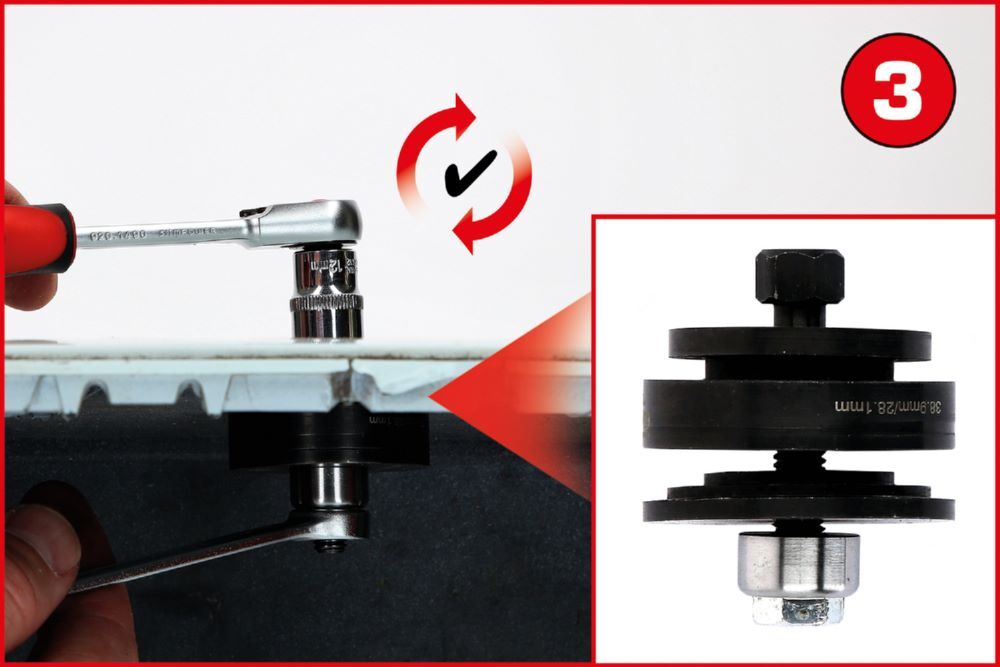 KS Tools Lochstanzen Satz für PDC Sensoren 23 teilig Produktbild KS Tools Lochstanzen Satz für PDC Sensoren 23 teilig bild 6