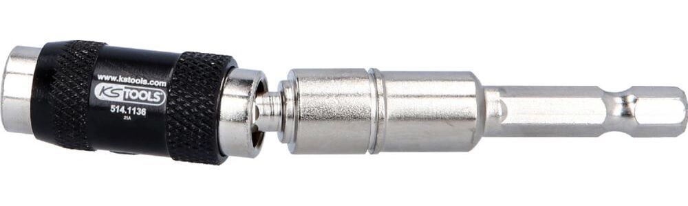 Produktbild 1/4" Magnetischer Schnellwechsel-Bithalter mit Gelenk bild 4