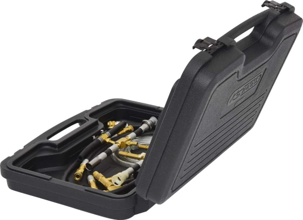KS Tools Master Kraftstoff Einspritzsystem Druckprüfgerät Satz für Ottomotoren 42 Teile Produktbild KS Tools Master Kraftstoff Einspritzsystem Druckprüfgerät Satz für Ottomotoren 42 Teile bild 2