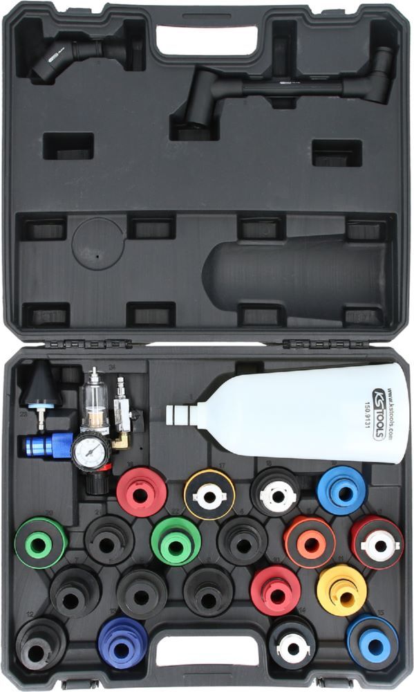 Produktbild KS Tools MASTER Öl Einfülltrichter Satz Winkelarm drehbar 24 teilig
