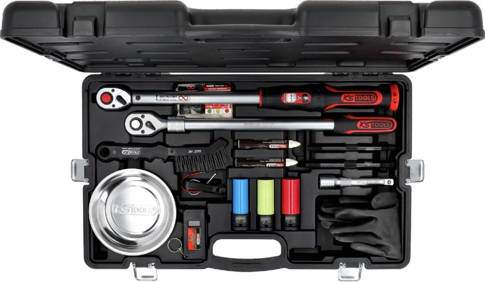 Produktbild KS Tools Radwechsel Service Satz Master 1/2 Zoll Ratschen Drehmomentschlüssel