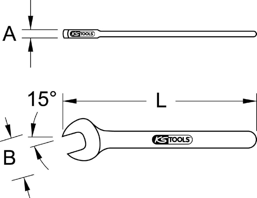KS Tools Maulschlüssel mit Schutzisolierung 11/16 Zoll Produktbild KS Tools Maulschlüssel mit Schutzisolierung 11/16 Zoll bild 2