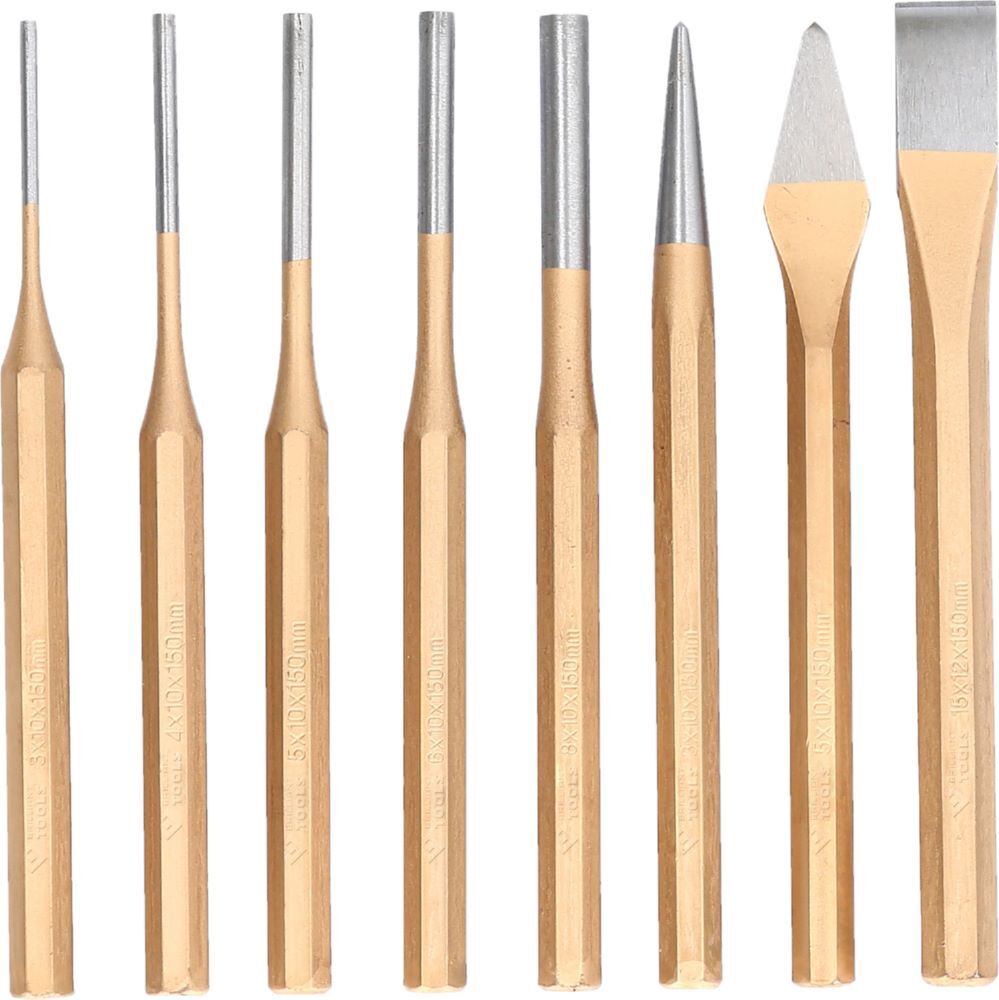 Brilliant Tools Meißel und Splintentreiber Durchtreiber Satz mit 8 Teilen Produktbild Brilliant Tools Meißel und Splintentreiber Durchtreiber Satz mit 8 Teilen