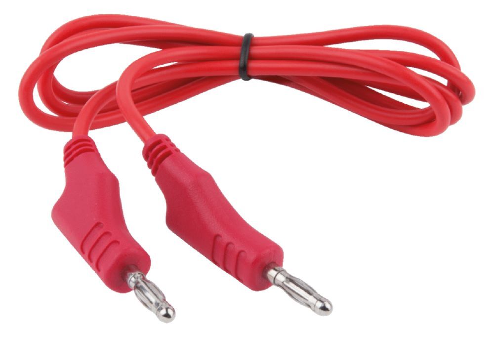 KS Tools Messleitungs Verlängerung Doppel Stecker und Buchse 1.100 mm rot KS Tools Messleitungs Verlängerung Doppel Stecker und Buchse 1.100 mm rot