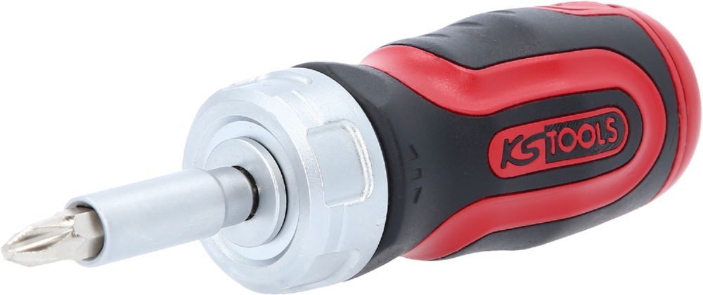 Produktbild KS Tools Mini Ratschen Bit Schraubendreher 1/4 Zoll 6 in 1