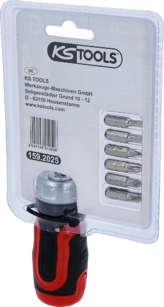 Produktbild 1/4" 6 in 1 Mini-Ratschen-Bit-Schraubendreher bild 4