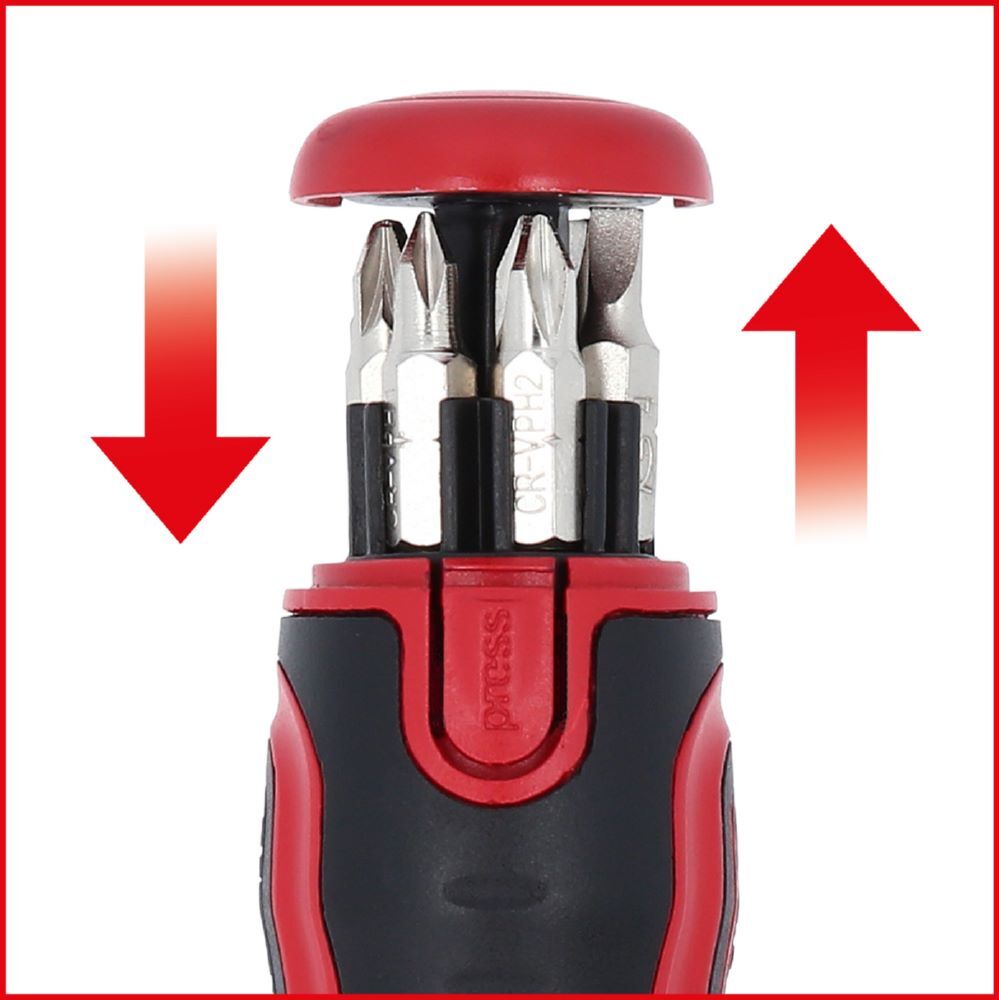 Produktbild 1/4" 6 in 1 Mini-Ratschen-Bit-Schraubendreher bild 6