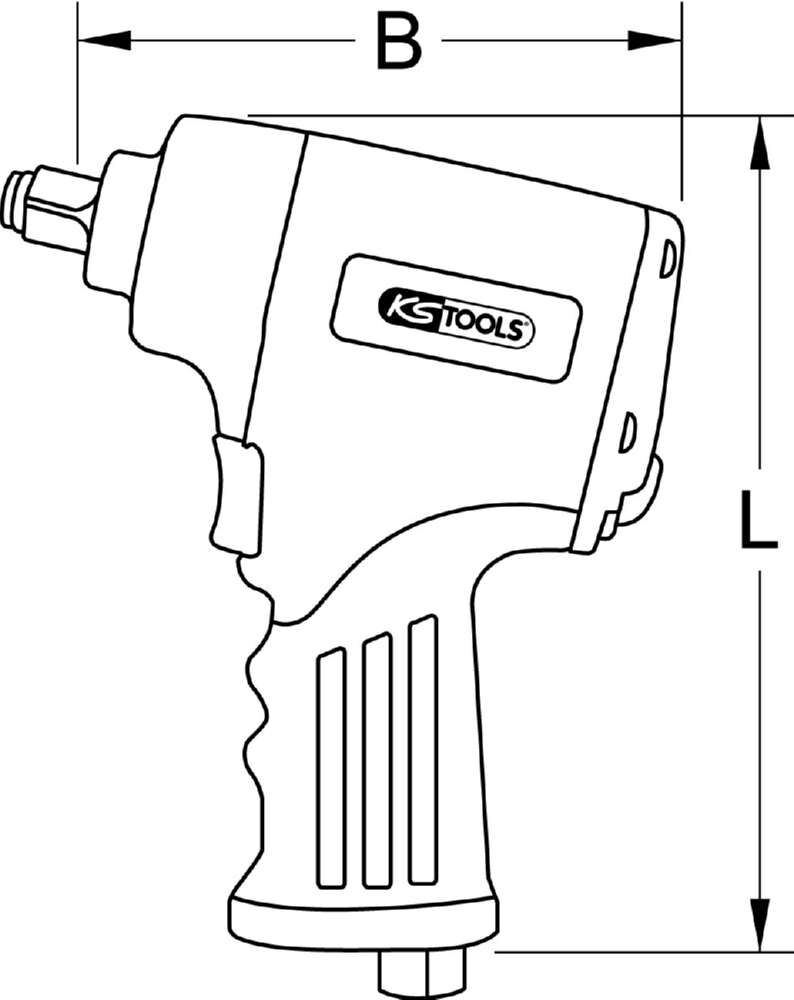 KS Tools Hochleistungs Druckluft Schlagschrauber 1/2 Zoll miniMonsteR Xtremelight 1.390Nm Produktbild KS Tools Hochleistungs Druckluft Schlagschrauber 1/2 Zoll miniMonsteR Xtremelight 1.390Nm bild 10