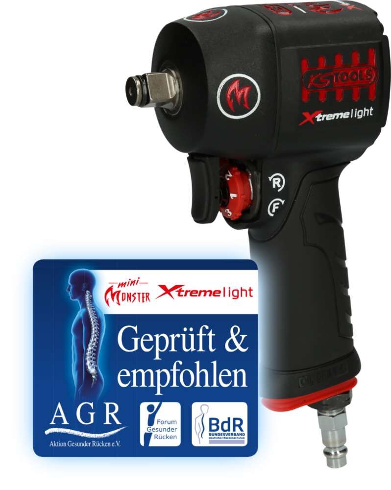 KS Tools Hochleistungs Druckluft Schlagschrauber 1/2 Zoll miniMonsteR Xtremelight 1.390Nm Produktbild KS Tools Hochleistungs Druckluft Schlagschrauber 1/2 Zoll miniMonsteR Xtremelight 1.390Nm bild 18