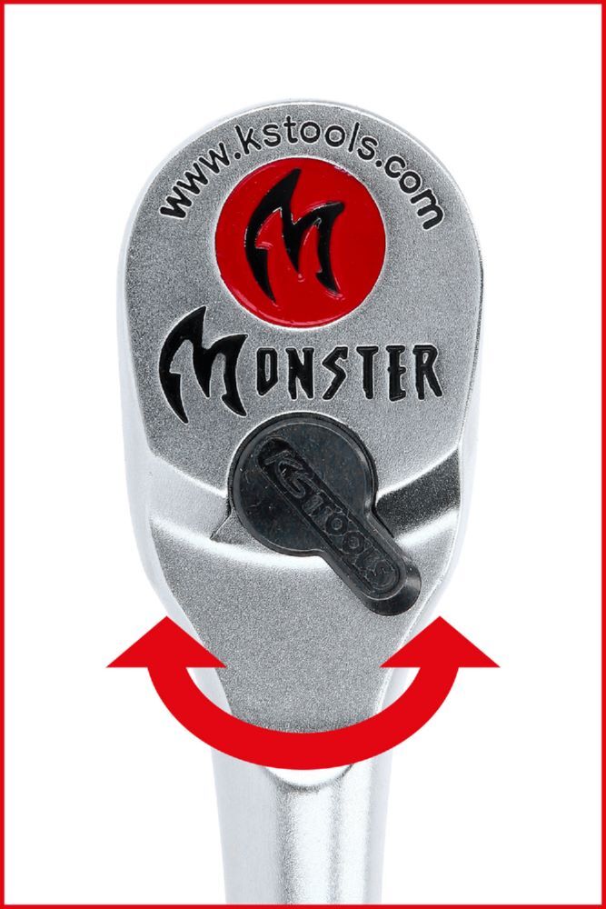 Produktbild 3/8" Monster Umschaltknarre, 96 Zahn bild 4