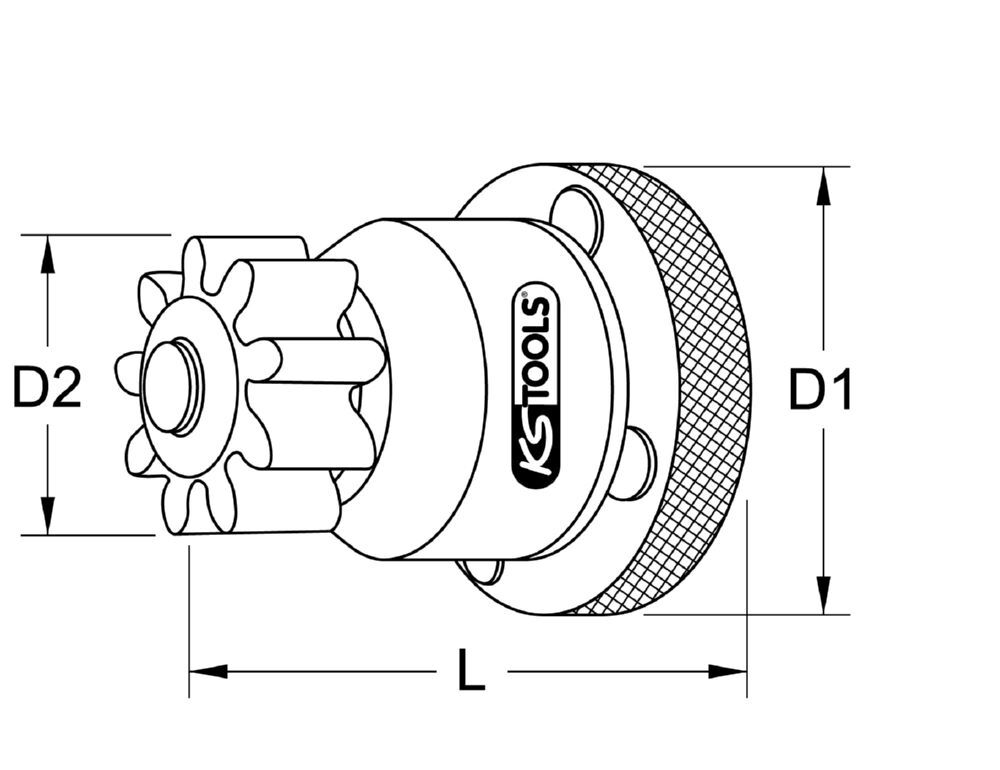 Produktbild 1/2" Motor-Durchdrehvorrichtung für MAN bild 6