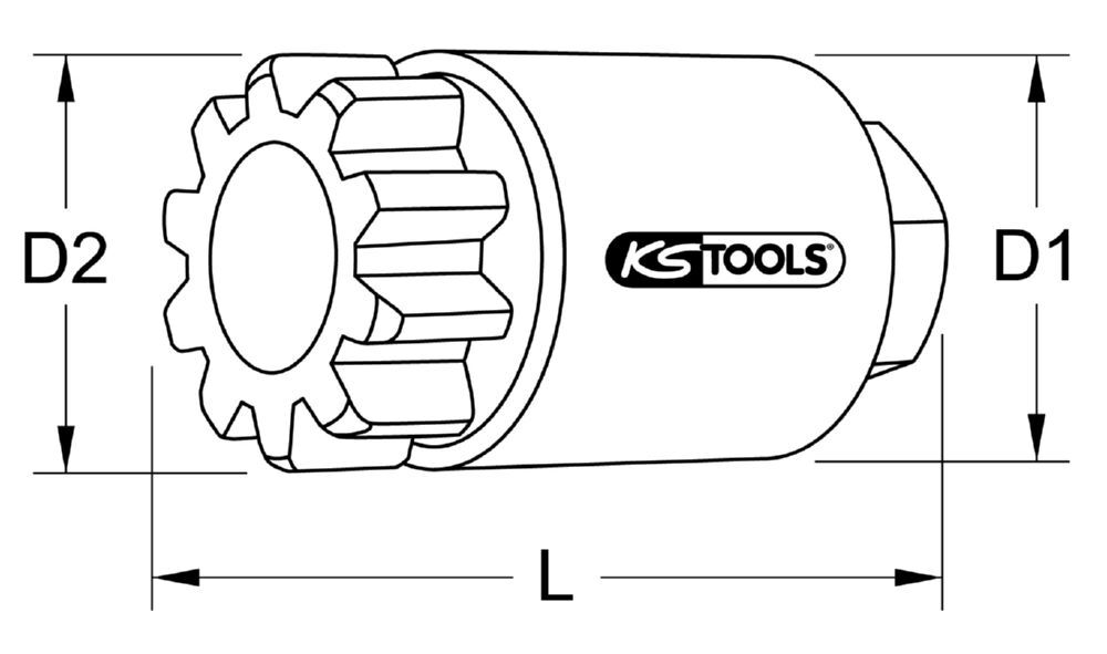 Produktbild 1/2" Motor-Durchdrehvorrichtung für Volvo bild 3