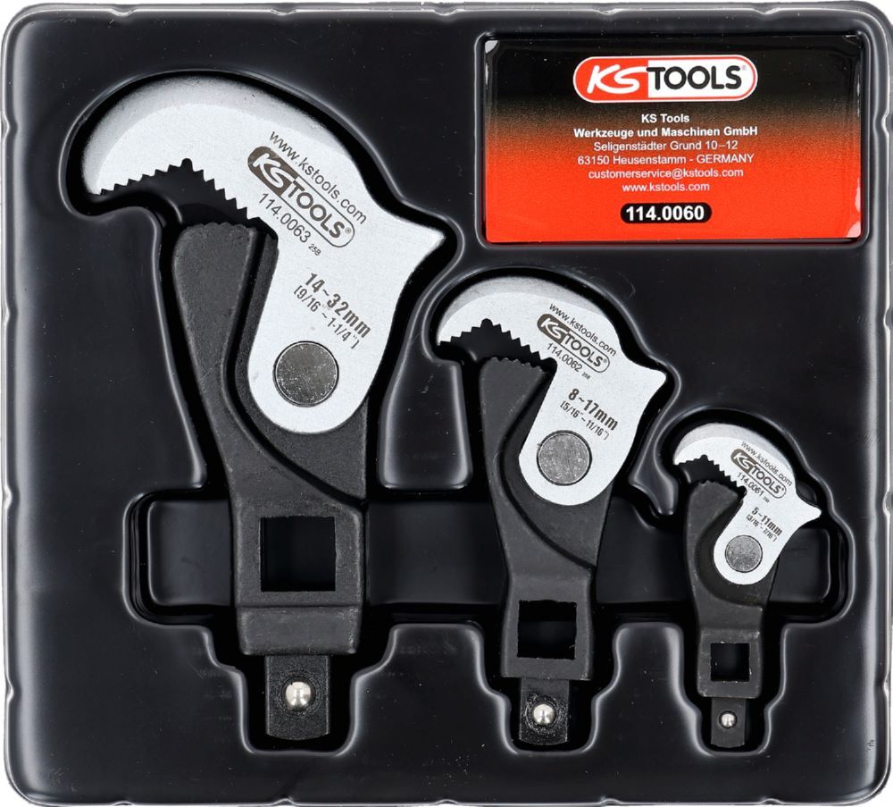 Produktbild 1/4" + 3/8" + 1/2" Multifunktions-Schlüssel-Satz, 3-tlg bild 2