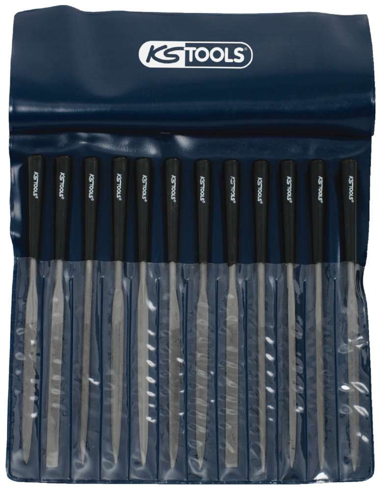 KS Tools Nadelfeilen Satz mit Kunststoffheft 12 teilig KS Tools Nadelfeilen Satz mit Kunststoffheft 12 teilig