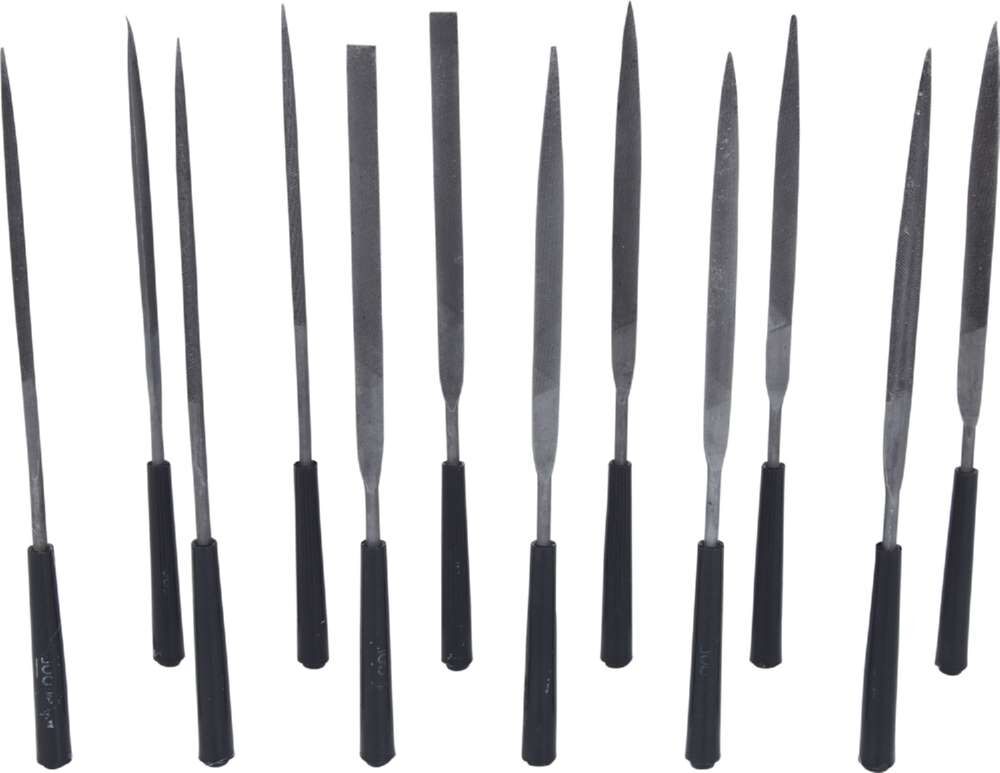 KS Tools Nadelfeilen Satz mit Kunststoffheft 12 teilig KS Tools Nadelfeilen Satz mit Kunststoffheft 12 teilig