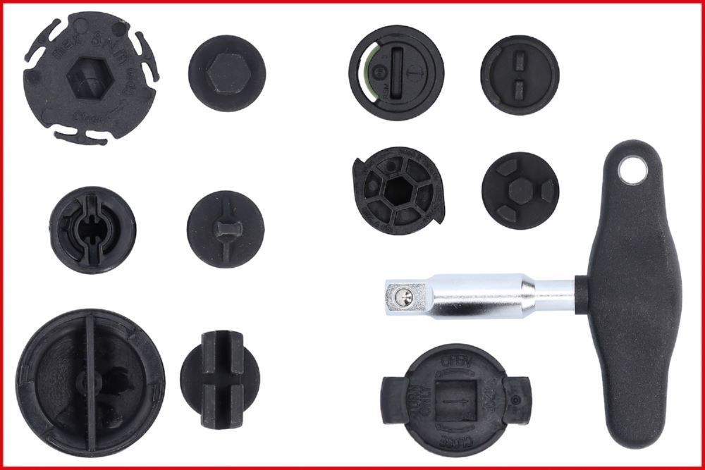 Produktbild 3/8" Öldienst-Spezialprofil-Satz für Kunststoff-Ölablassschrauben, 6-tlg bild 10