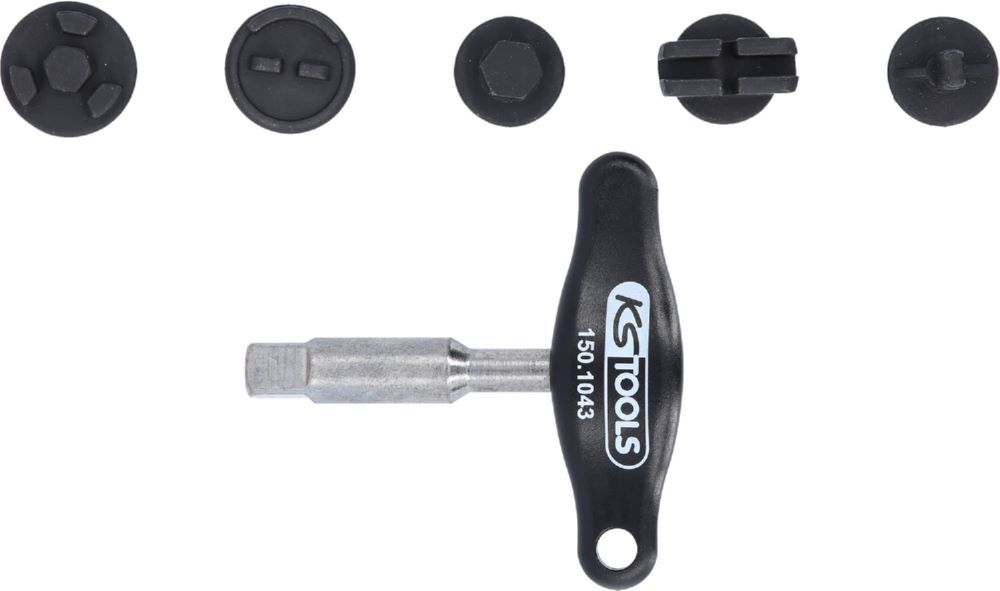 Produktbild 3/8" Öldienst-Spezialprofil-Satz für Kunststoff-Ölablassschrauben, 6-tlg bild 3