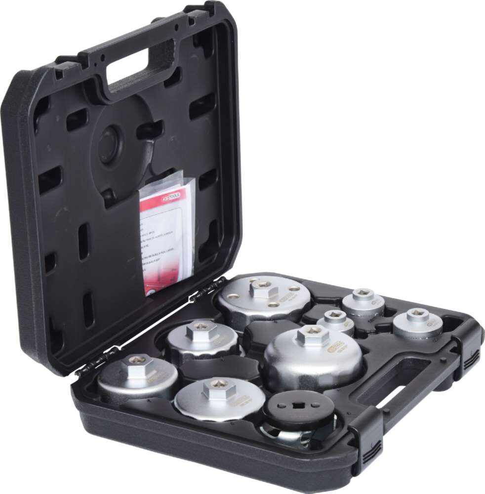 KS Tools Öldienstschlüssel Satz für Ölfilter und Filtergehäusedeckel 9 Teile Produktbild KS Tools Öldienstschlüssel Satz für Ölfilter und Filtergehäusedeckel 9 Teile