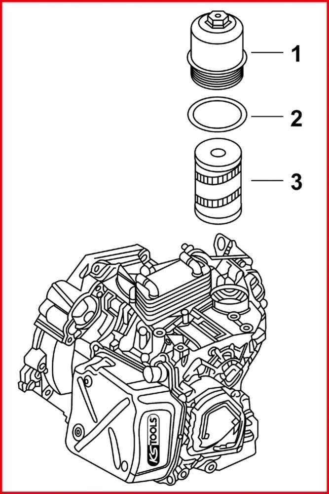 KS Tools 1/2 Zoll Ölfilter Schlüssel für DSG Getriebeölwechsel für Common Rail Motoren Produktbild KS Tools 1/2 Zoll Ölfilter Schlüssel für DSG Getriebeölwechsel für Common Rail Motoren bild 2