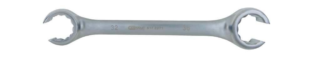 KS Tools Offener Doppel-Ringschlüssel abgewinkelt Schlüsselweite 17 x 19 mm Produktbild KS Tools Offener Doppel-Ringschlüssel abgewinkelt Schlüsselweite 17 x 19 mm
