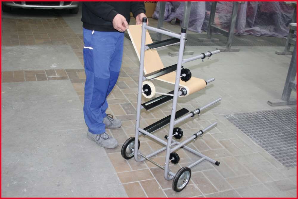 KS Tools Papierwagen mit 4 Ebenen Produktbild KS Tools Papierwagen mit 4 Ebenen bild 2