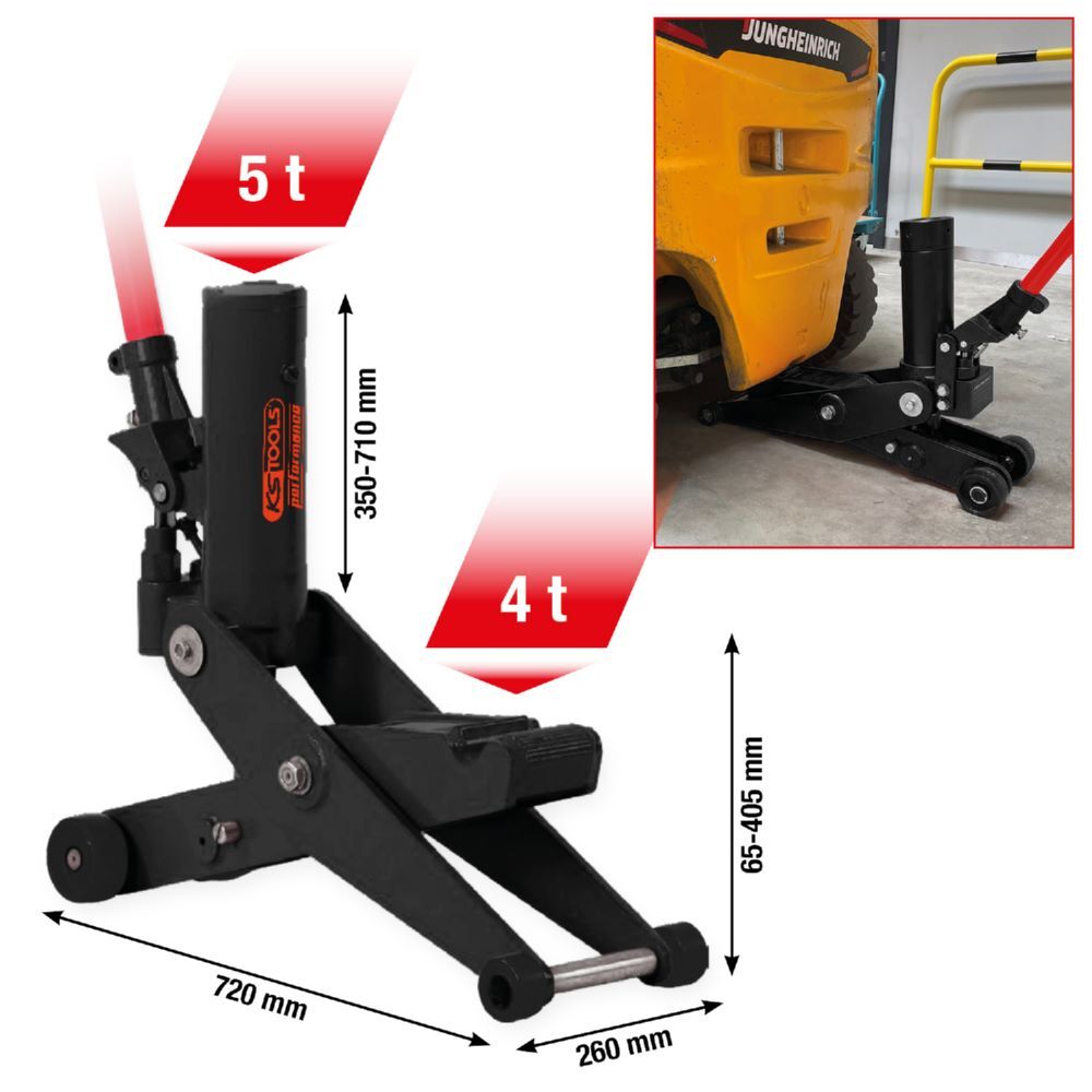 KS Tools performance Heber für Gabelstapler hydraulisch 4-5 Tonne Produktbild KS Tools performance Heber für Gabelstapler hydraulisch 4-5 Tonne