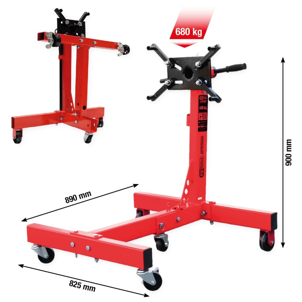 KS Tools KFZ Motorhalter performance Traglast bis 680 kg Produktbild KS Tools KFZ Motorhalter performance Traglast bis 680 kg bild 2