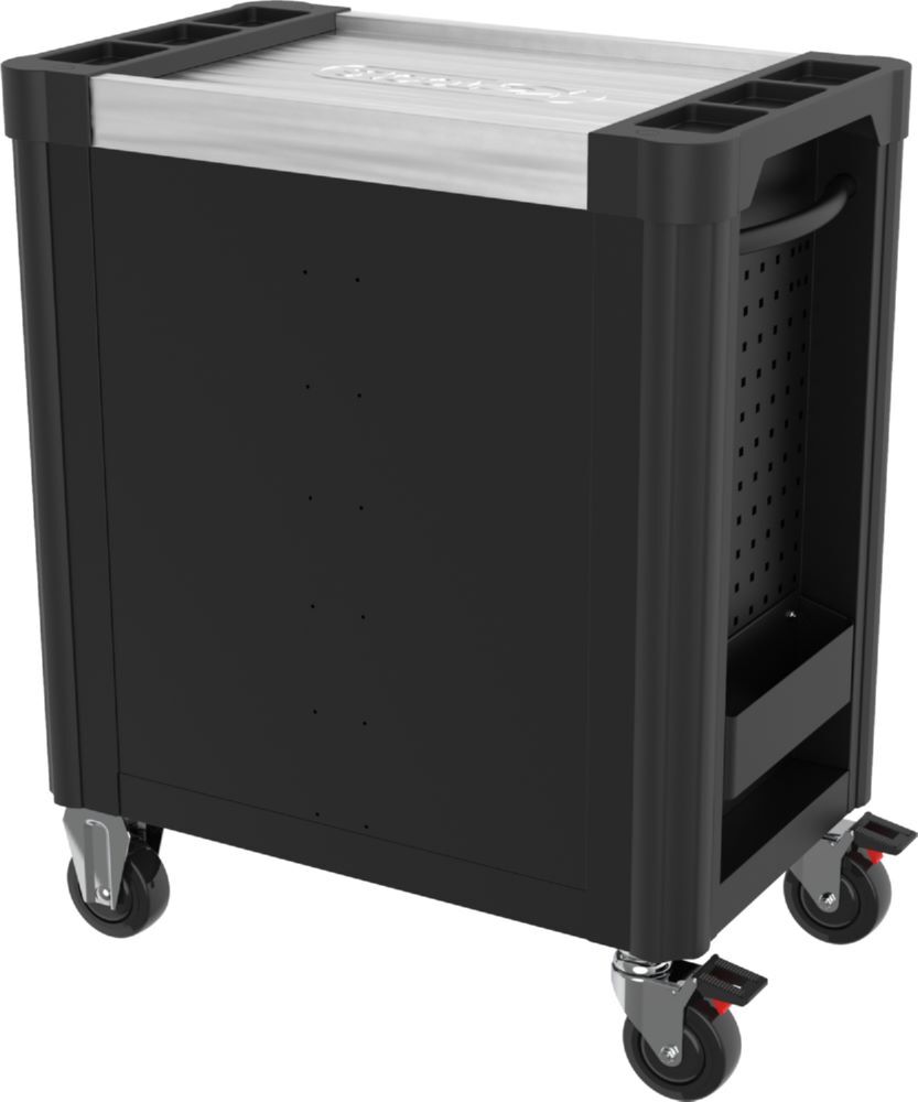 Produktbild PERFORMANCEplus P10 SCHWARZ/ROT Werkstattwagen mit 8 Schubladen bild 2