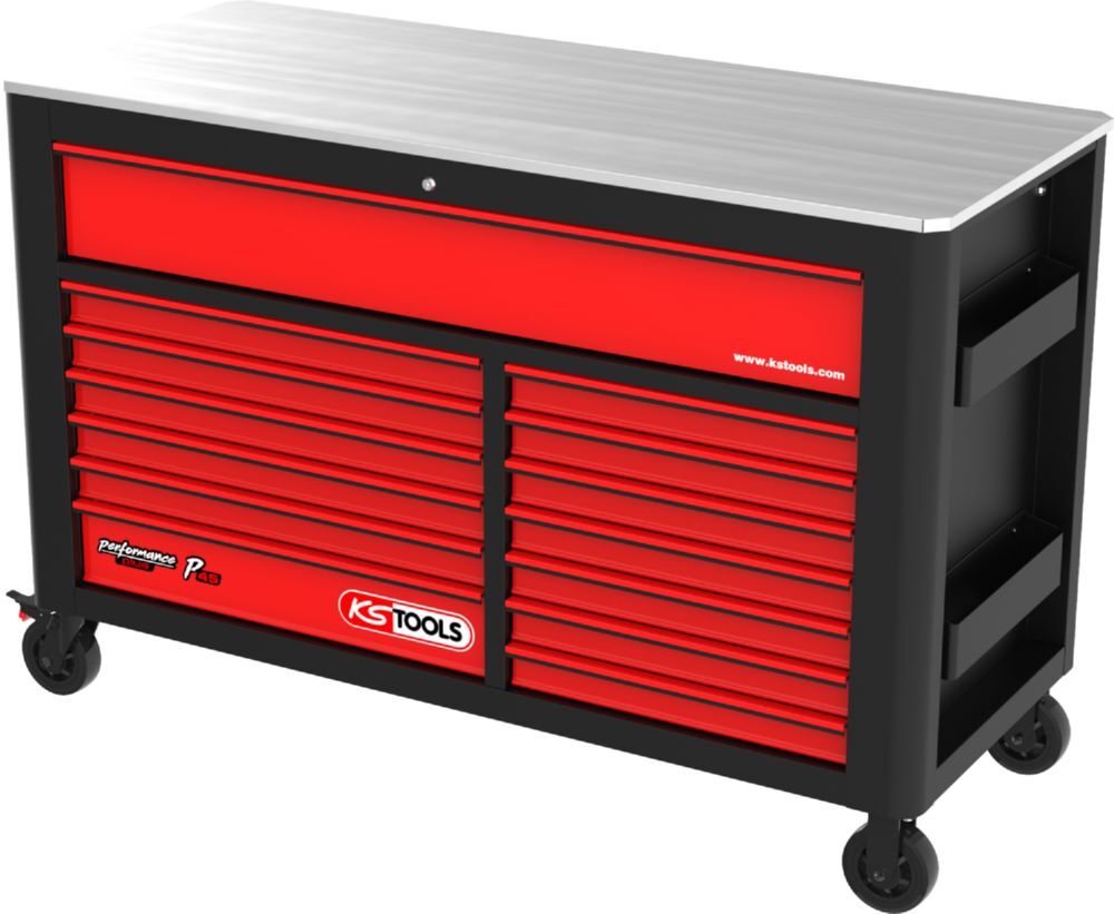 Produktbild KS Tools Performanceplus Werkstattwagen P45 mit 14 Schubladen 1701 x 1132 x 701 mm