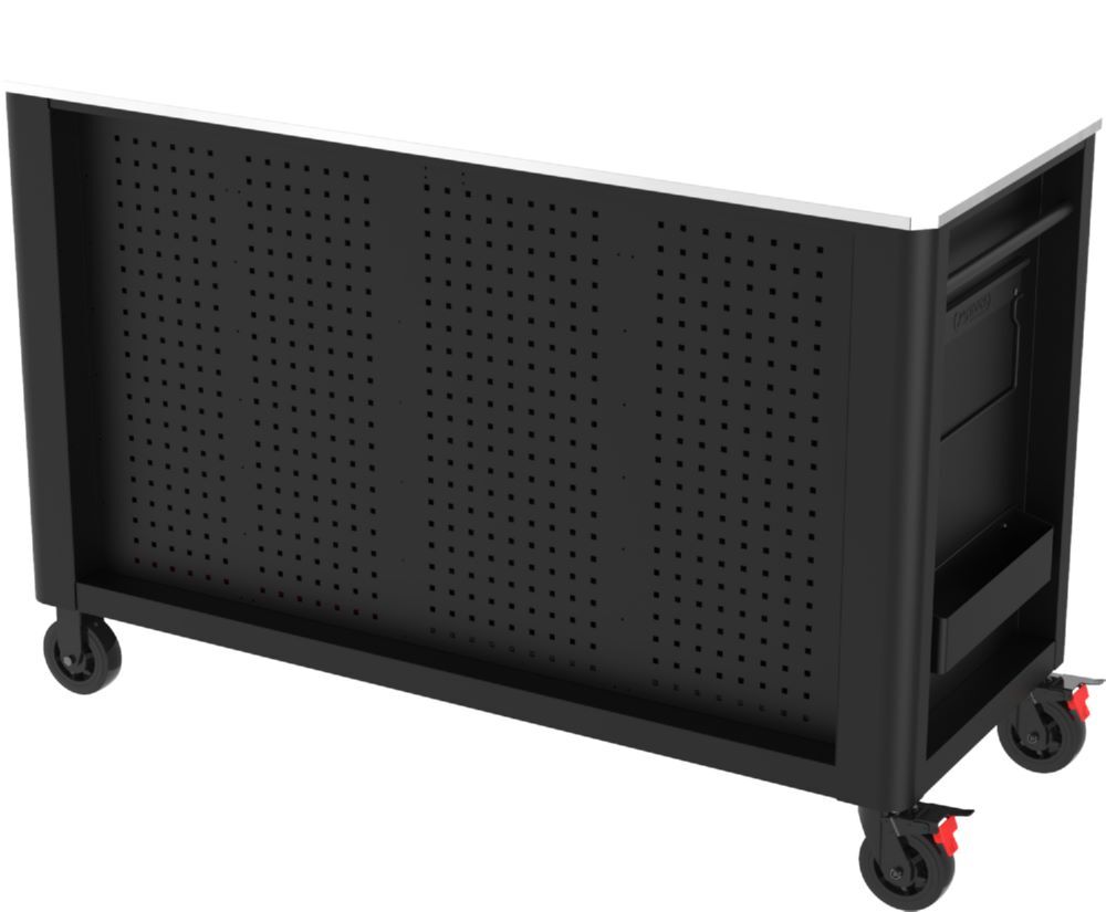 Produktbild PERFORMANCEplus P45 SCHWARZ/ROT Werkstattwagen mit 14 Schubladen bild 2