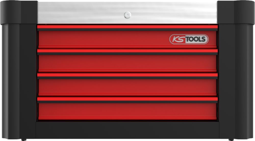 Produktbild KS Tools Werkstattwagenaufsatz performanceplus P10TC 4 Schubladen 853 x 454 x 527 mm