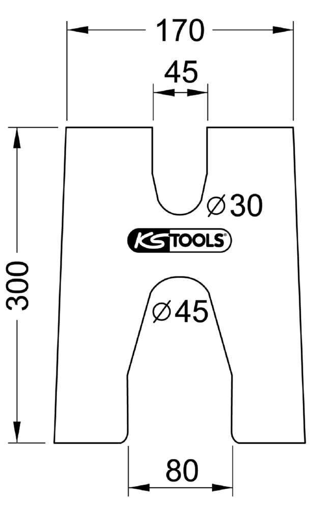 KS Tools Prismenplatte extra dünn Durchmesser 30,0 / 45,0 mm Produktbild KS Tools Prismenplatte extra dünn Durchmesser 30,0 / 45,0 mm bild 2